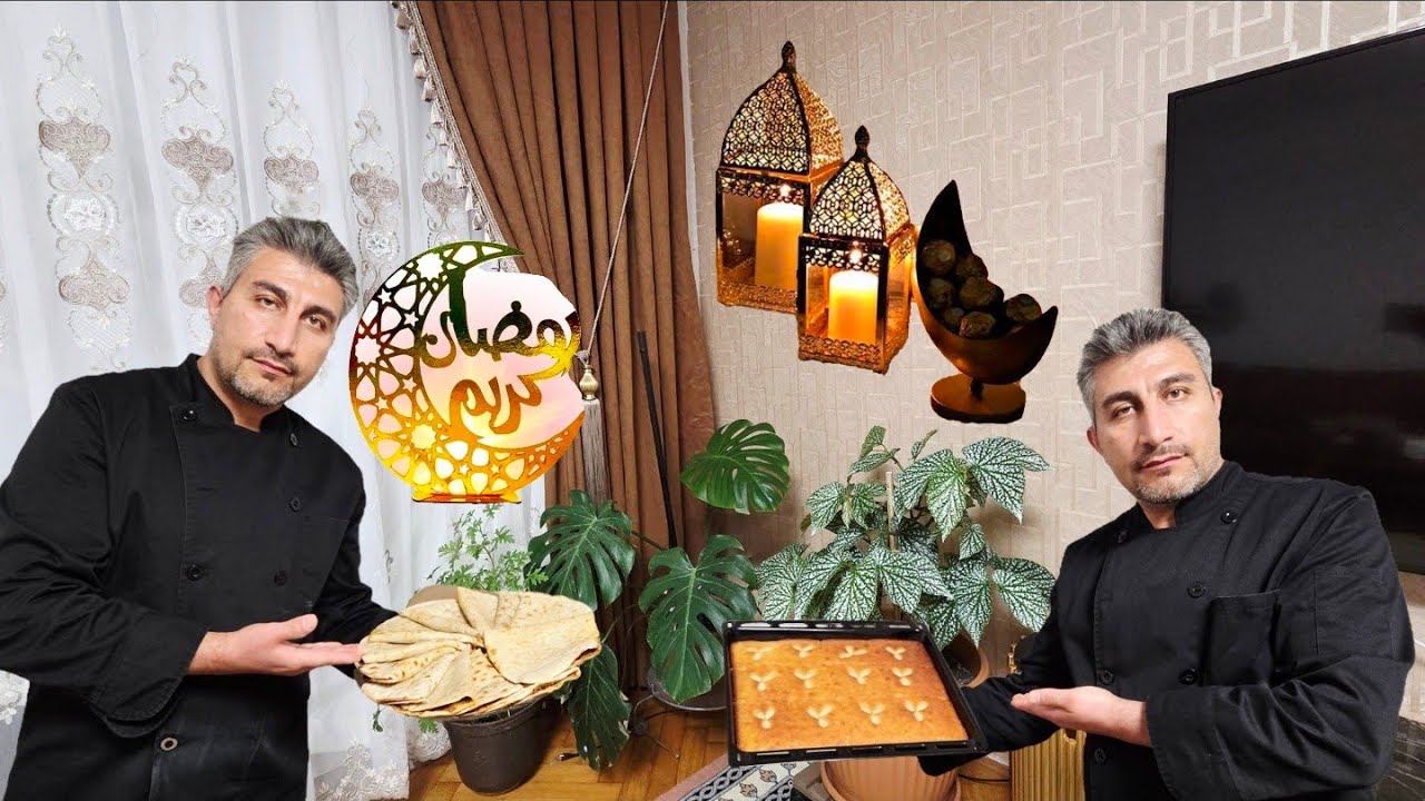 الجمال في صورة واللذة في قطعة لحم بعجين البسبوسة الحل الأمثل لكل الأوقات قطعة واحدة لا تكفي 😋👨‍🍳