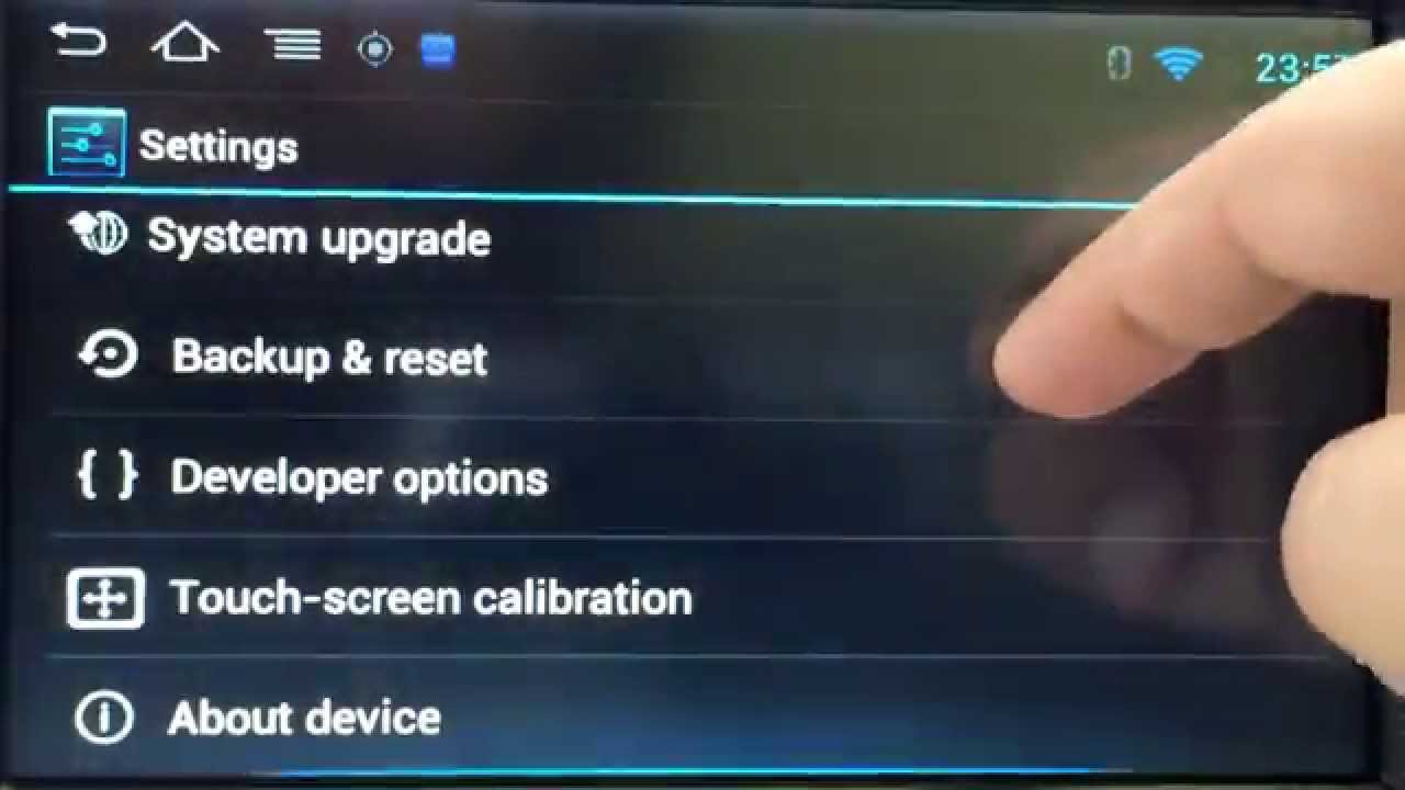 OTTONAVI S150 Android model GPS radio Interface