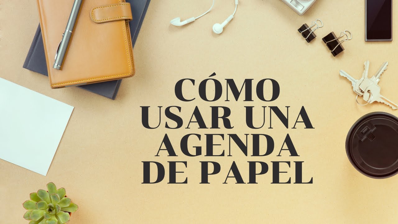 Cómo usar una agenda de papel sin horarios | Organización flexible con estilo libre