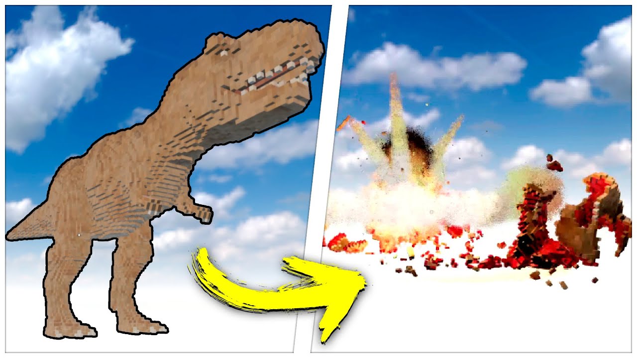 RECRIANDO A EXTINÇÃO DOS DINOSSAUROS COM EXPLOSIVOS