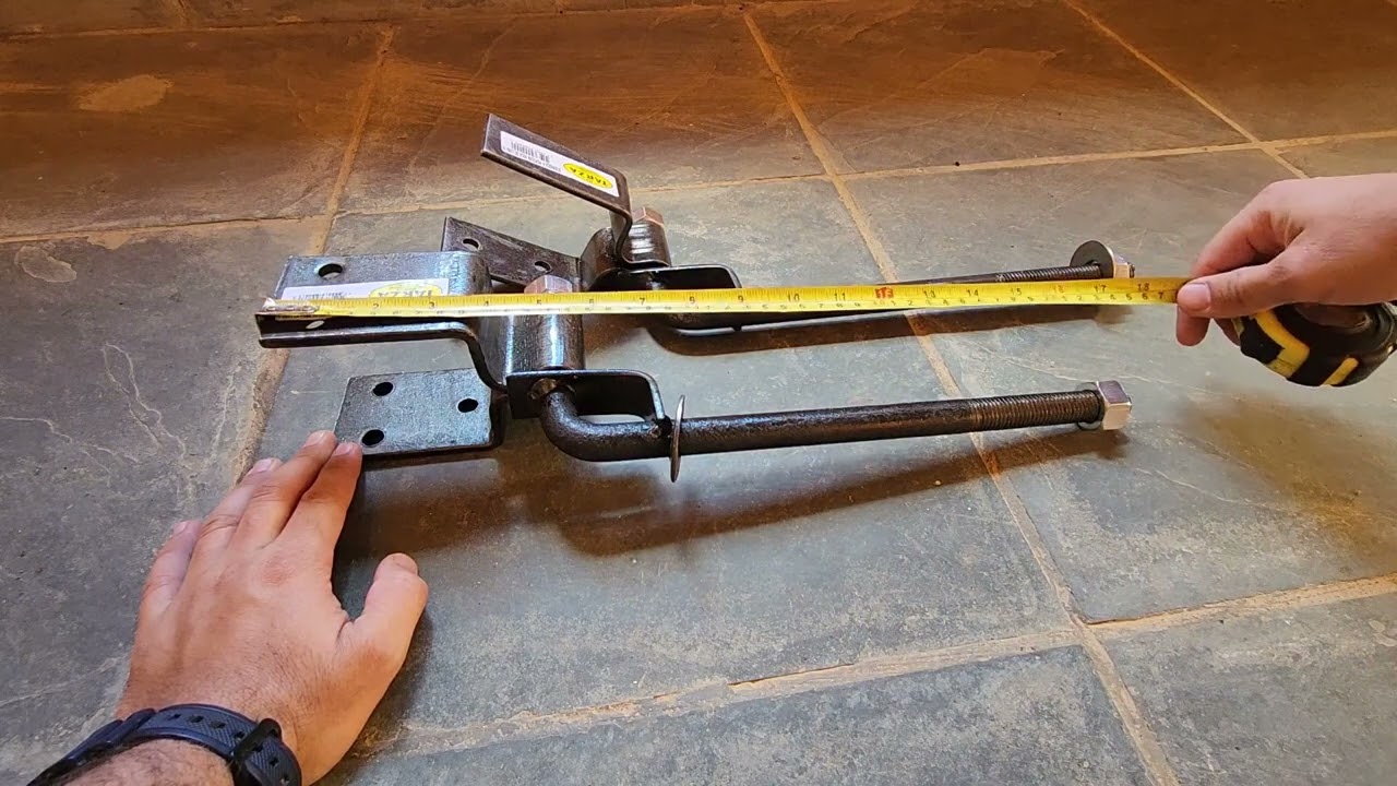 Dobradiça Para Porteira boca de lobo linha 70/80mm pessada para Furar o mourão