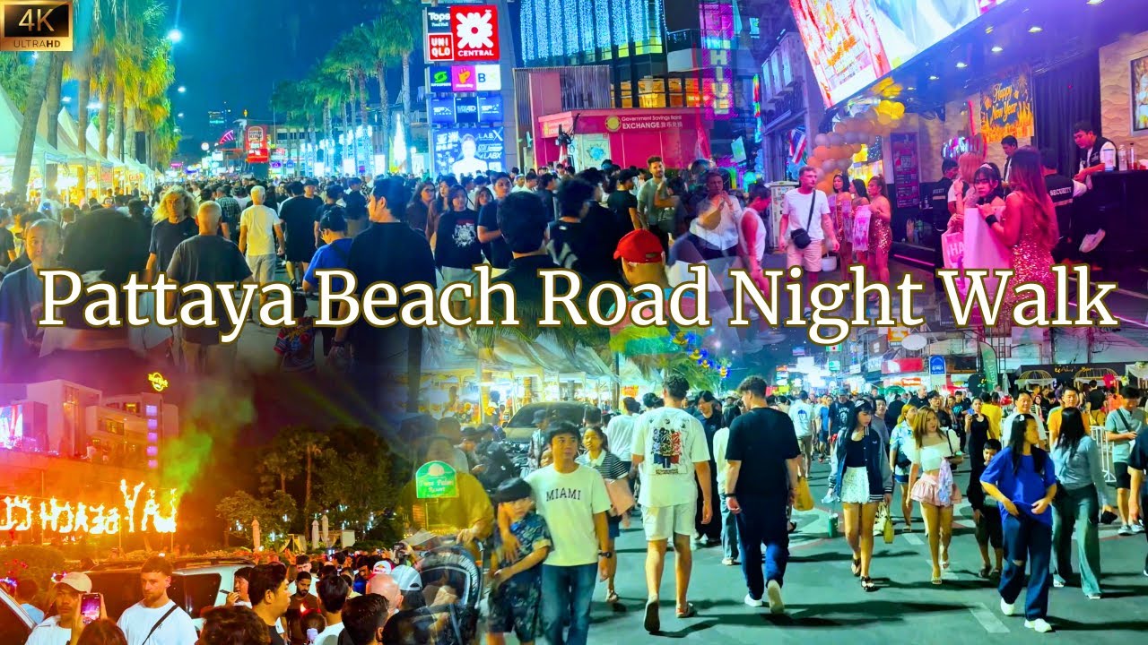 Pattaya Beach Night Walk