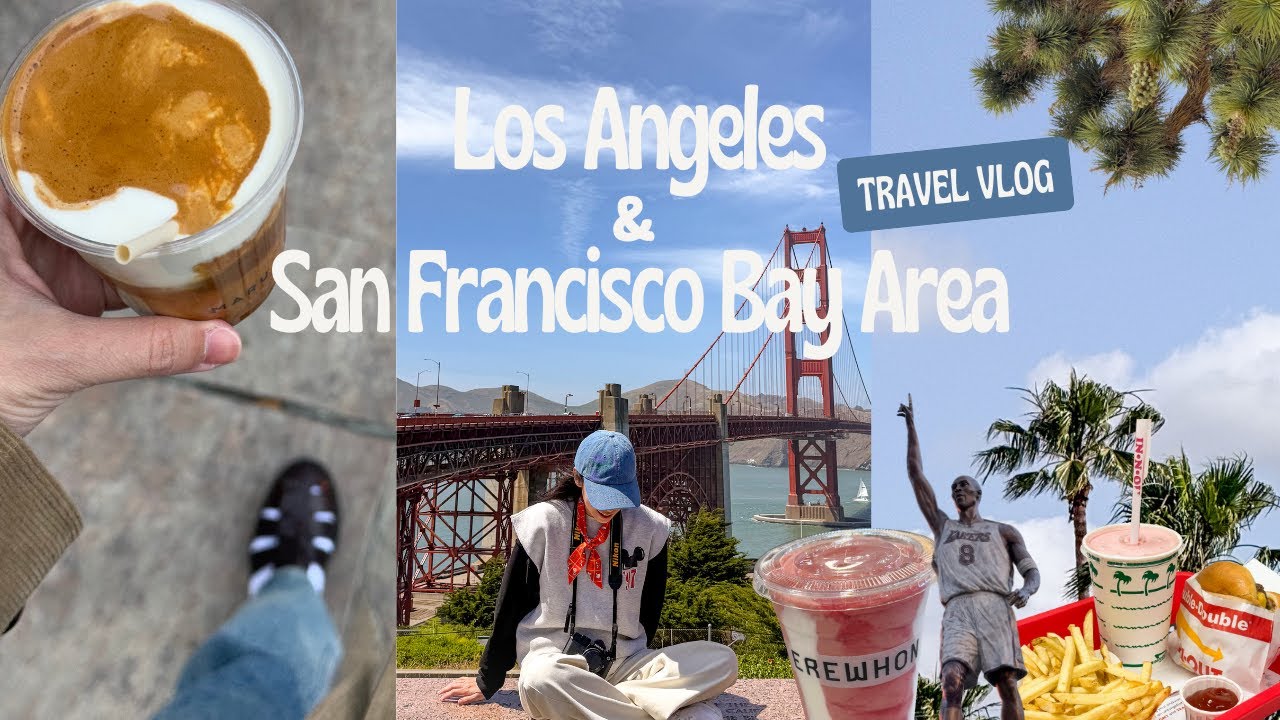 LA & SF Bay Area Travel Vlog｜從南加開到北加🏎Joshua Tree🌵Malibu🏖Maru Espresso Bar☕️愛上In-N-Out Protein Style🍔