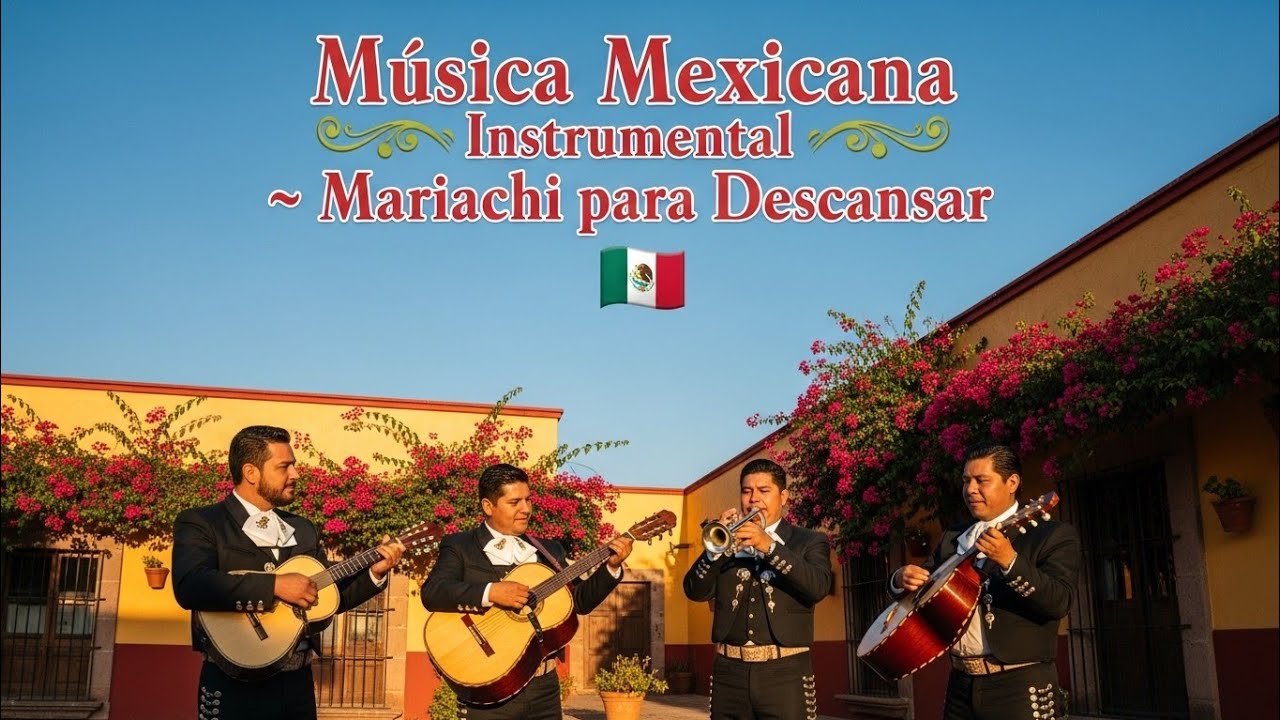 Música Mexicana Instrumental 🇲🇽 Mariachi para Descansar