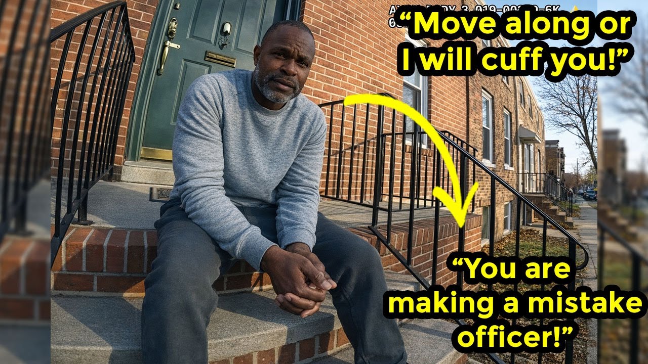 Officer Threatens Black Man Sitting on His Front Steps — He Owns the Entire Building