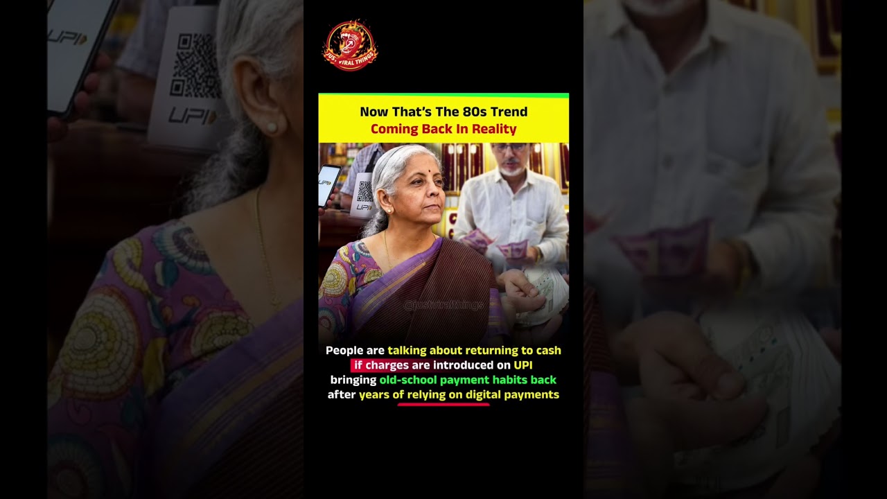 Now That's The 80s Trend Coming Back In Reality. #nirmalasitharaman #viral #upi