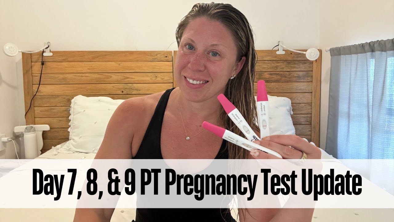 7, 8, & 9 DPT Pregnancy Test Updates-FET -IVF Journey