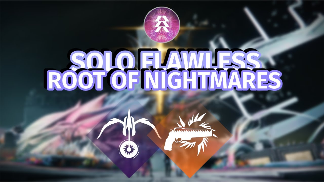 Solo Flawless Root Of Nightmares Prismatic Hunter (ASH AND IRON)