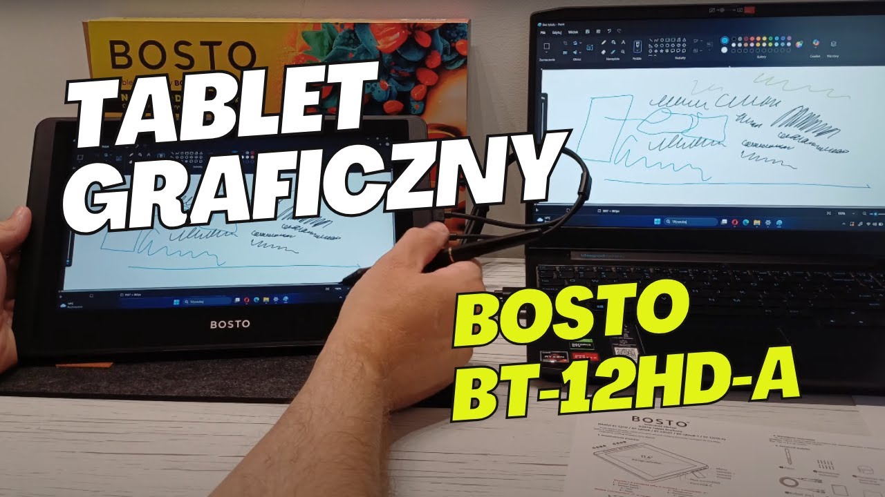 Bosto BT-12HD-A – Test tabletu graficznego z ekranem 11,6”