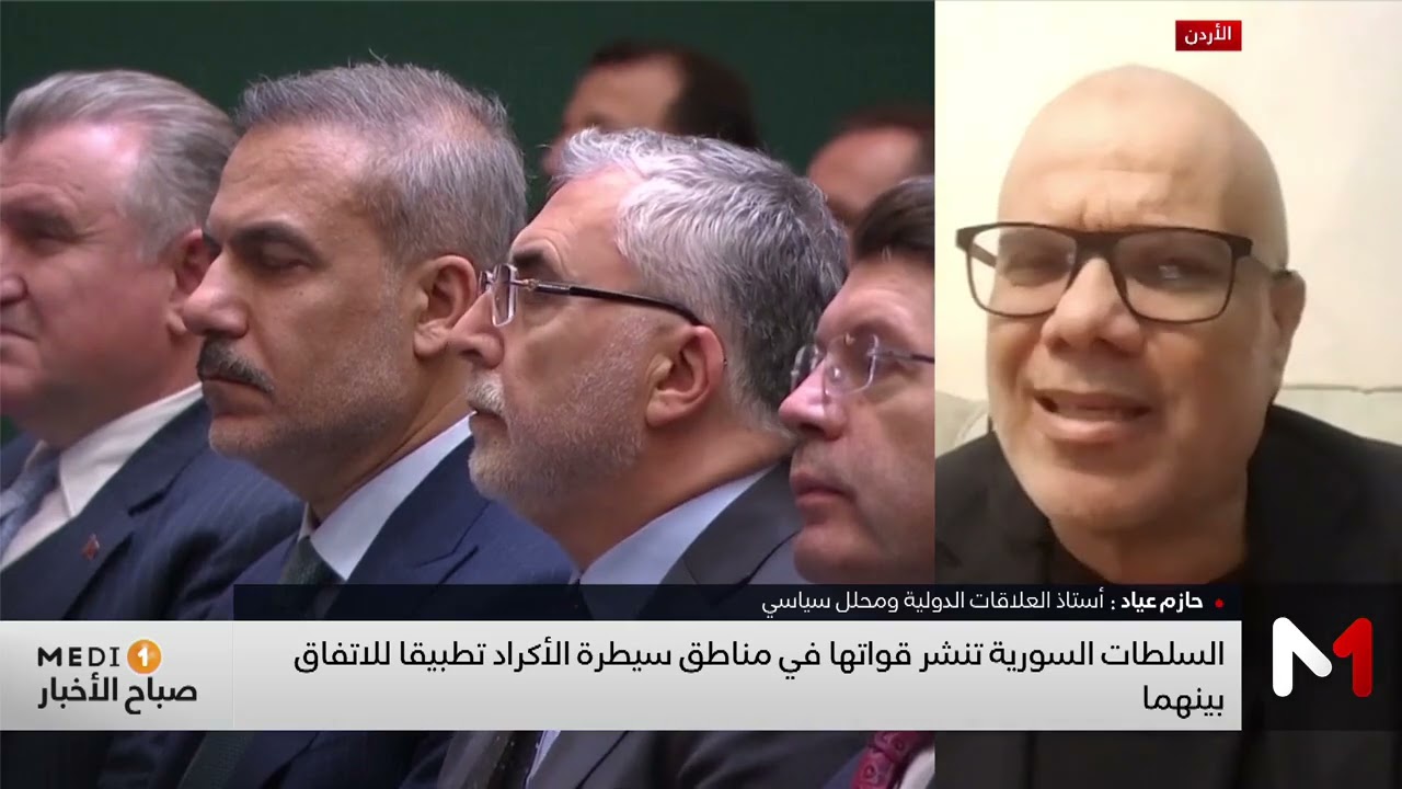 القوات السورية تعزز وجودها في مناطق الأكراد تطبيقا للاتفاق بينهما.. قراءة حازم عياد