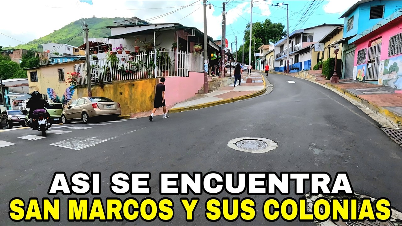 ASI SE ENCUENTRAN ESTAS COLONIAS DE SAN MARCOS. Colonia San Antonio.  #elsalvador