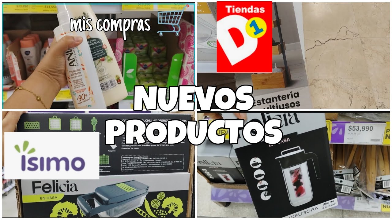 NUEVOS PRODUCTOS EN TIENDAS ISIMO Y TIENDAS D1 