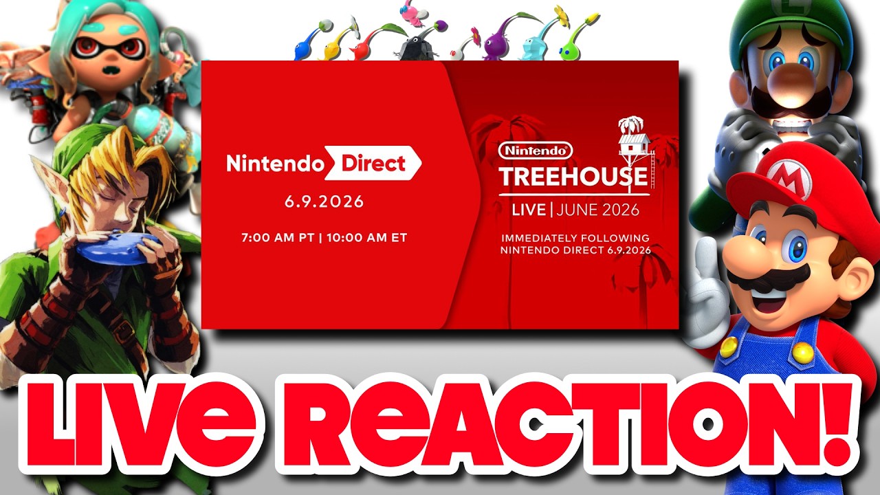 IT'S TIME!!! Nintendo Direct LIVE REACTION Party!