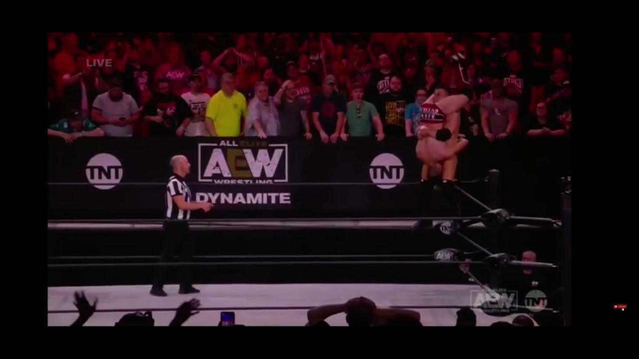 MJF avalanche tombstone piledriver to Sammy Guevara | AEW Dynamite 6/30/21