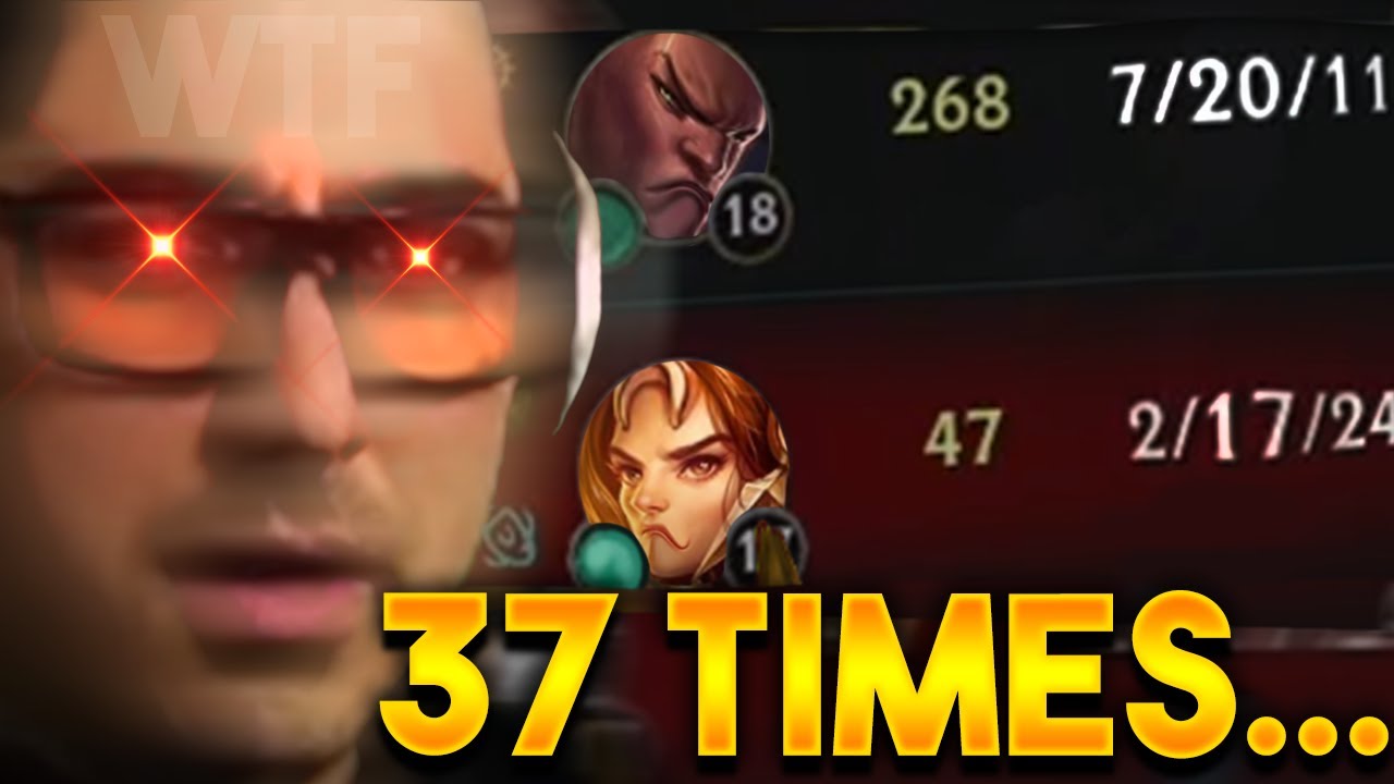 MY BOTLANE DIED 37 TIMES