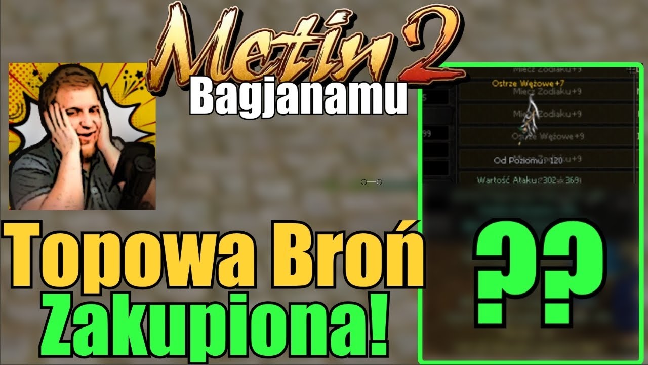 Metin2 Bagjanamu - Topowa Broń Zakupiona - Ostrze Wężowe - Wyexpione Postacie - Skrzynki Expowe #17