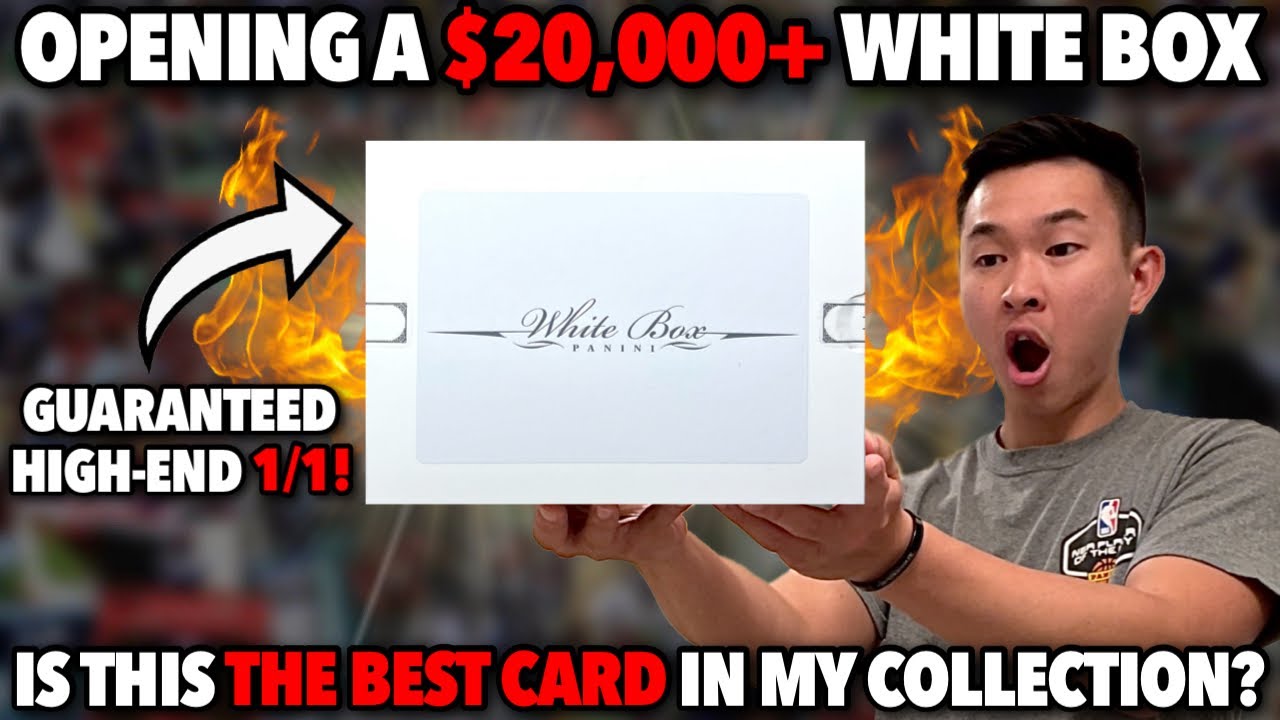 OPENING A $20,000+ WHITE BOX FROM PANINI'S CUSTOMER SERVICE (GUARANTEED 1/1)! MY NEW #1 CARD?? 🤯🔥