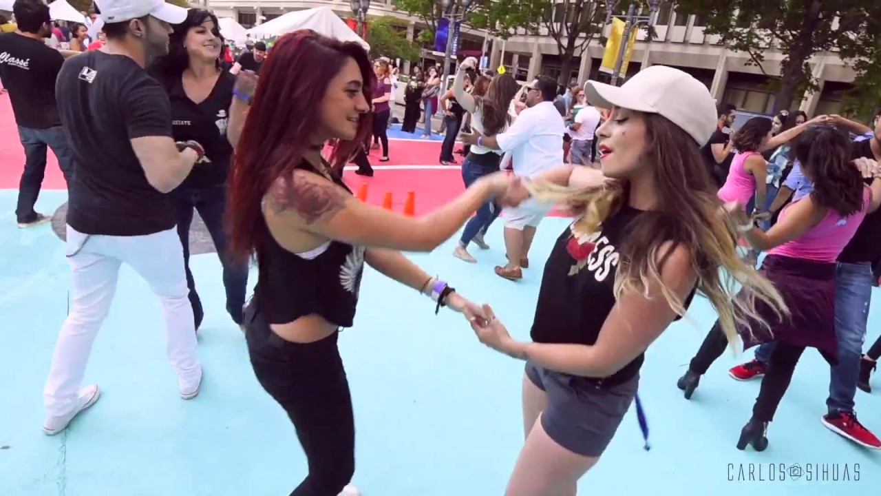 JEANNICE & SHARON PAULICELLI Bachata Social Dance @ 11th Annual Sip & Salsa Festival