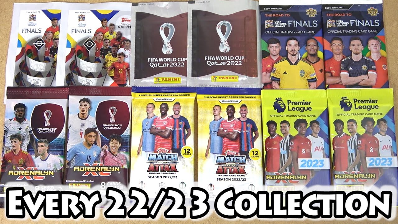 EVERY 2022/23 PACK Opening | Every Collection This Season | MATCH ATTAX | ADRENALYN XL | WORLD CUP