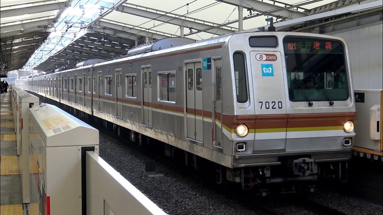 【4K】東京メトロ7000系7116F・7120F(160KW 日立IGBT-VVVF)、7127F(165KW 三菱IGBT-VVVF)、西武6000系6154F、東急5050系到着・発車シーン集