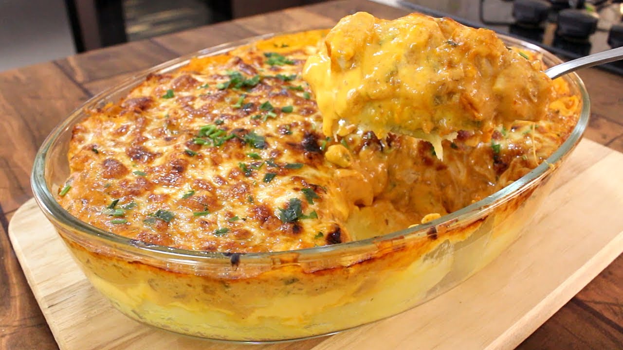 TEM FRANGO E MANDIOCA EM CASA? Receita Perfeita Para o Almoço ou Jantar (FÁCIL E DELICIOSO)