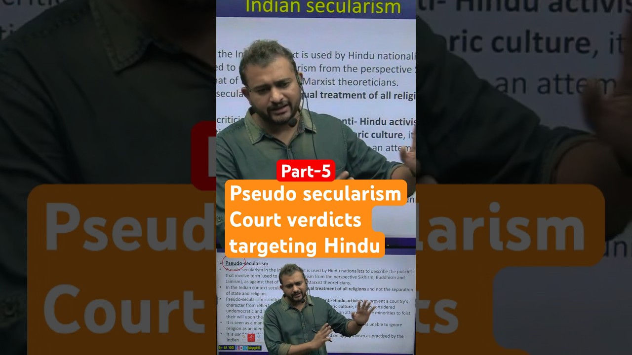 (Part-5) #pseudo #secularism #court #verdict #jallikattu  #targeting #hindu