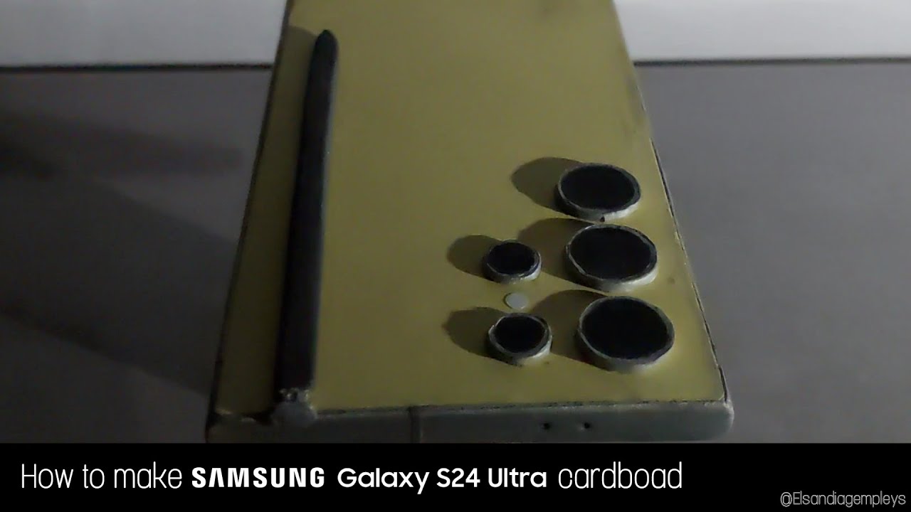 How to make Samsung Galaxy S24 Ultra from cardboard