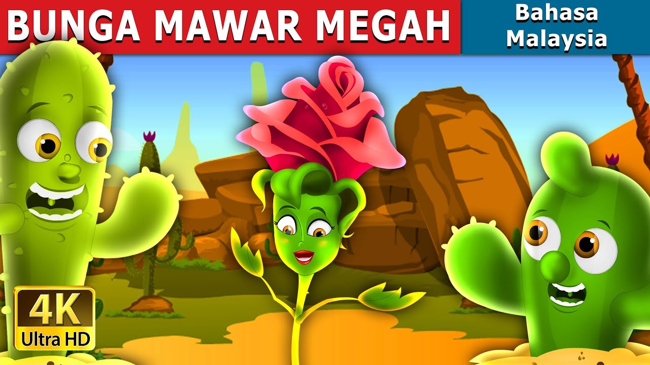 BUNGA MAWAR MEGAH | The Proud Rose Story in Malay |  @MalaysianFairyTales