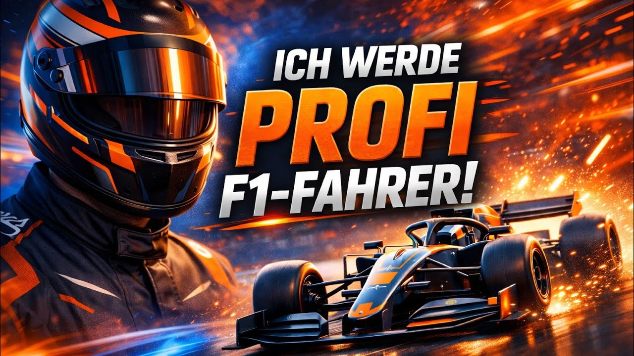 Ich starte meine Formel 1 Karriere... und fliege in der ersten Kurve raus🏁😂