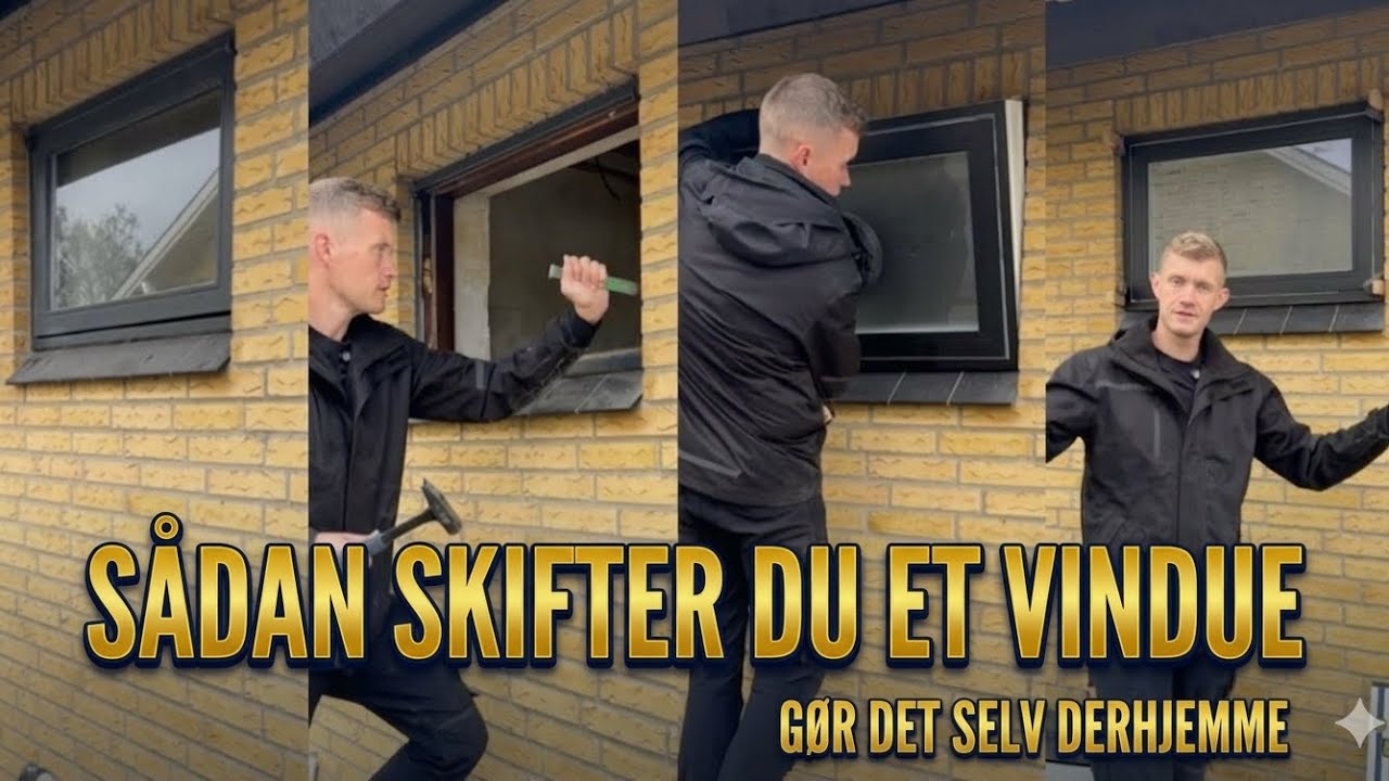 Udskiftning af vindue: Alt du skal vide