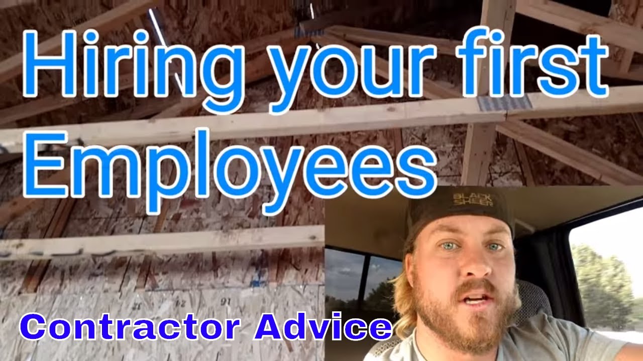 Hiring your first employees! Contractor advice