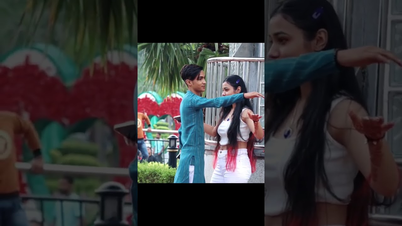 getting hug prank on cute girl 😳 
