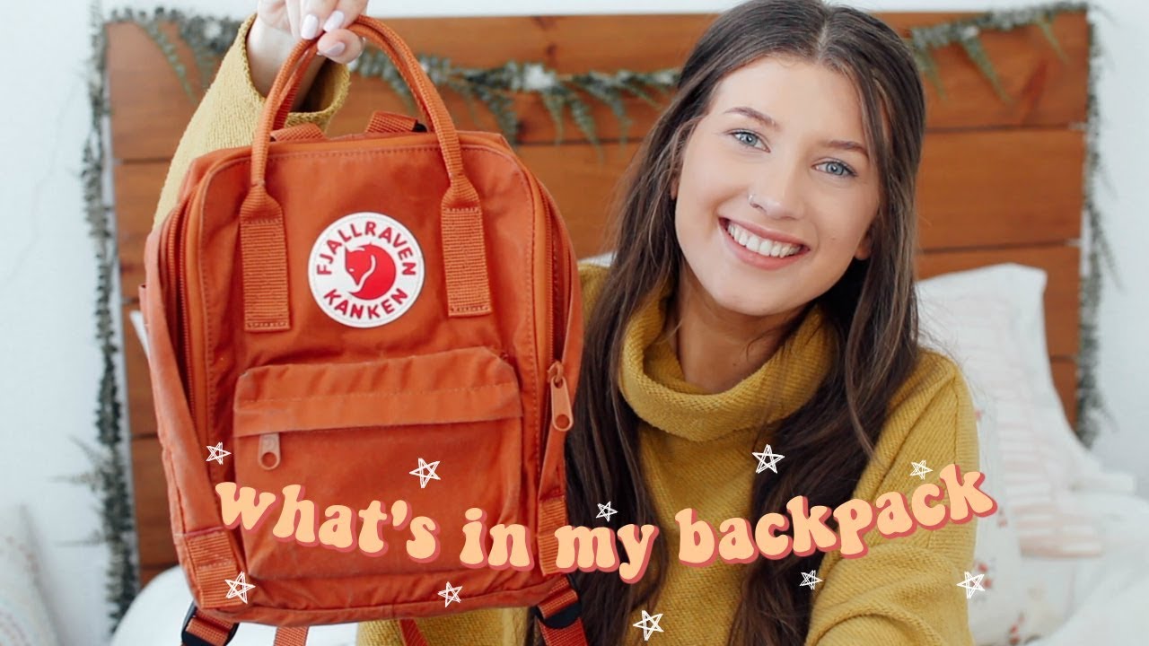 WHAT'S IN MY BACKPACK // is Fjallraven Kanken worth it?