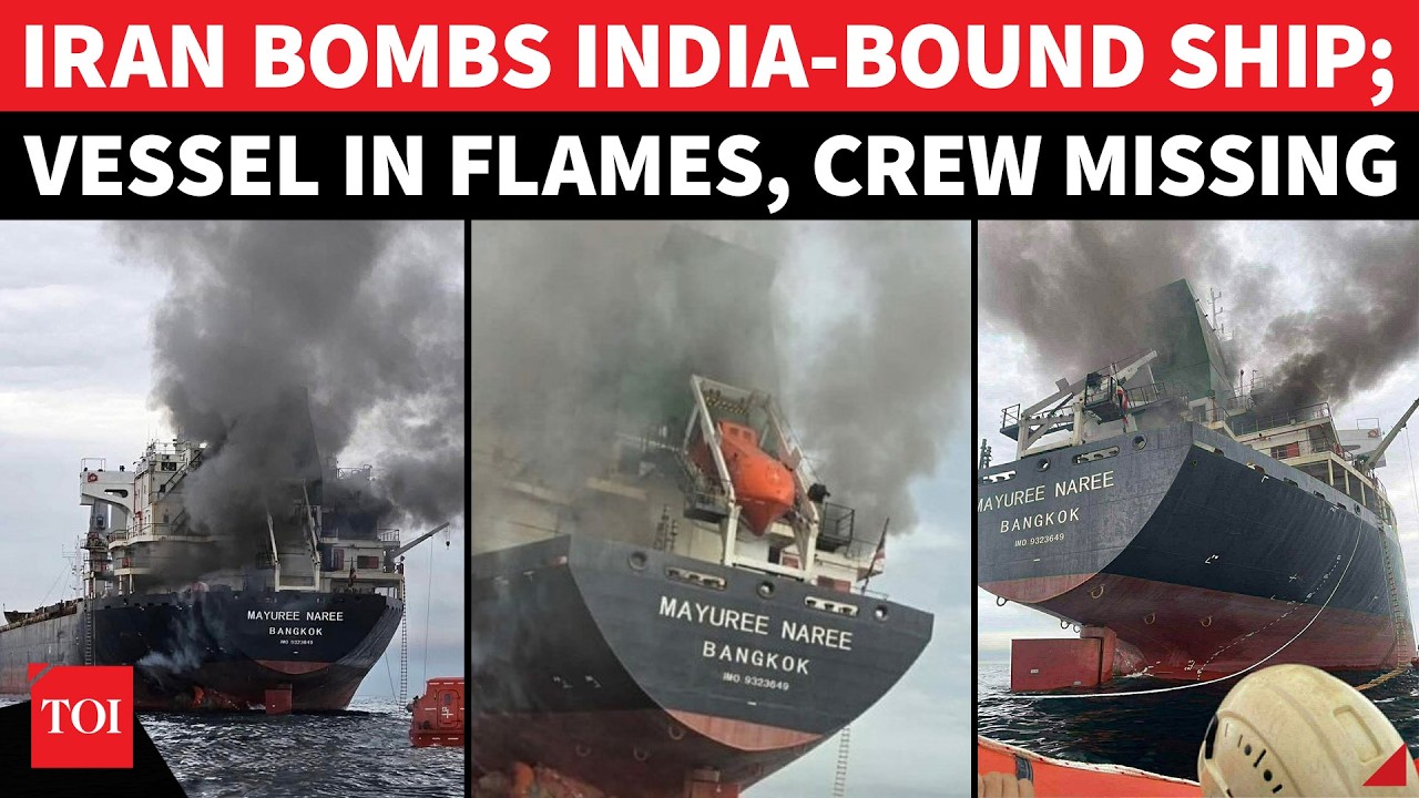 Iran STRIKES India-Bound Ship In Hormuz; Crew Missing After Desperate Jump Into Sea | US In Shock