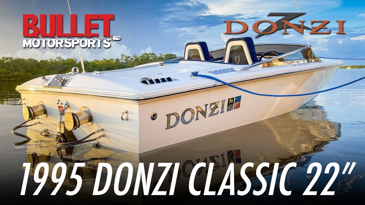 1995 Donzi Classic '22 | [4K] | Sea Trial | 560hp Mercury Racing / Heat Seeker