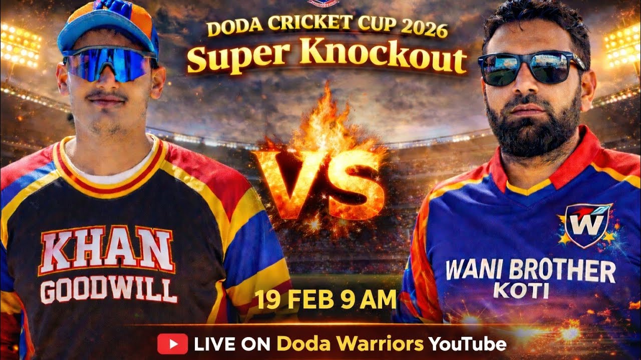 KHAN GOODWILLS    VS   WANI BROTHER  KOTI  TOSS WON BY KHAN GOODWILL  ELECTED TO BAT