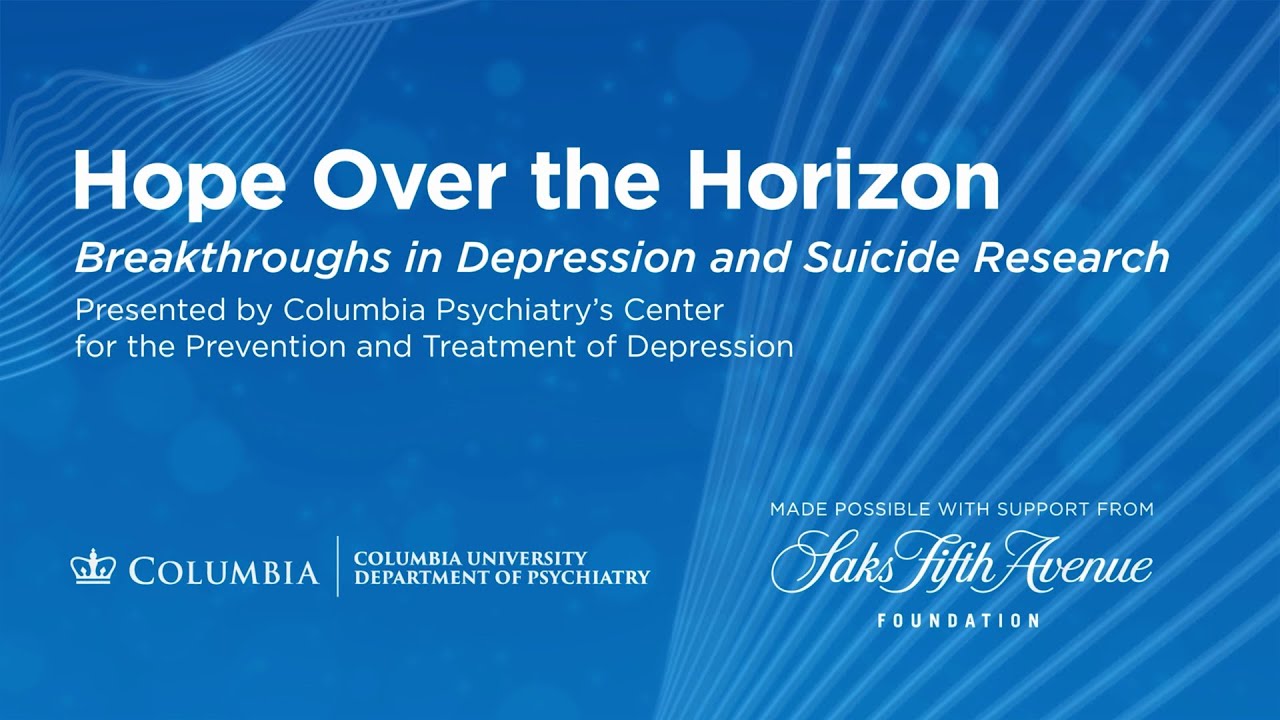 2025 Columbia Depression Summit: David Pagliaccio, PhD