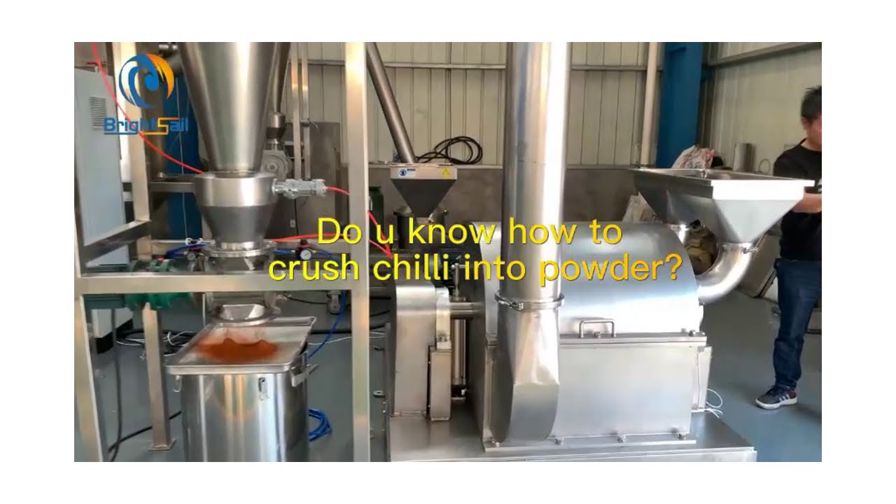 chilli grinding machine to by Brightsail