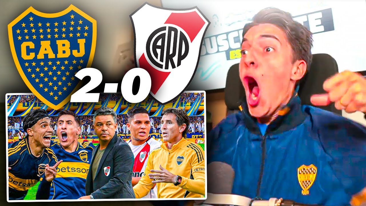 BOCA JUNIORS 2 - RIVER PLATE 0 - REACCIÓN PICANTE - Liga Argentina 2025 - Toto Bordieri