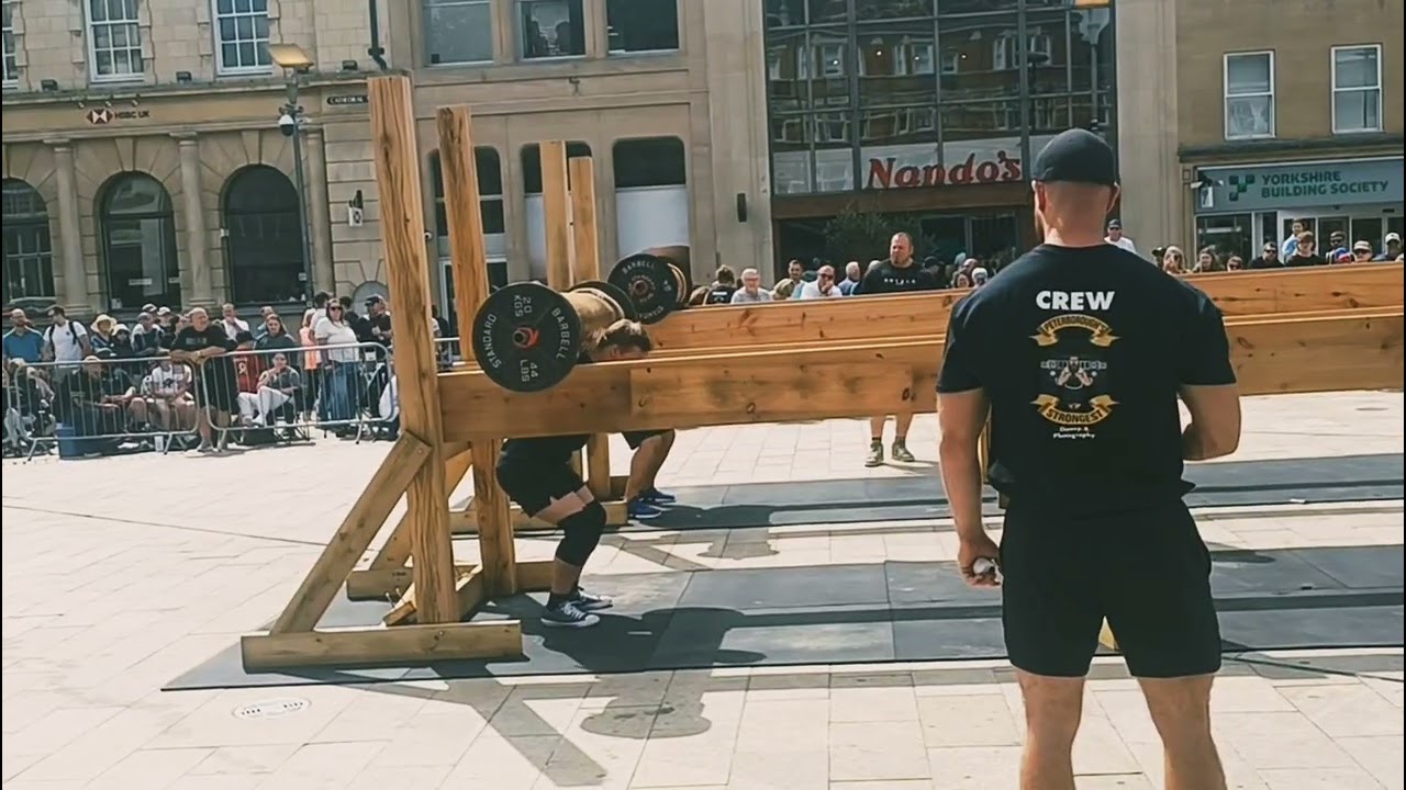 Peterborough Strongest Competition 2025 in Cathedral Square in Peterborough. 