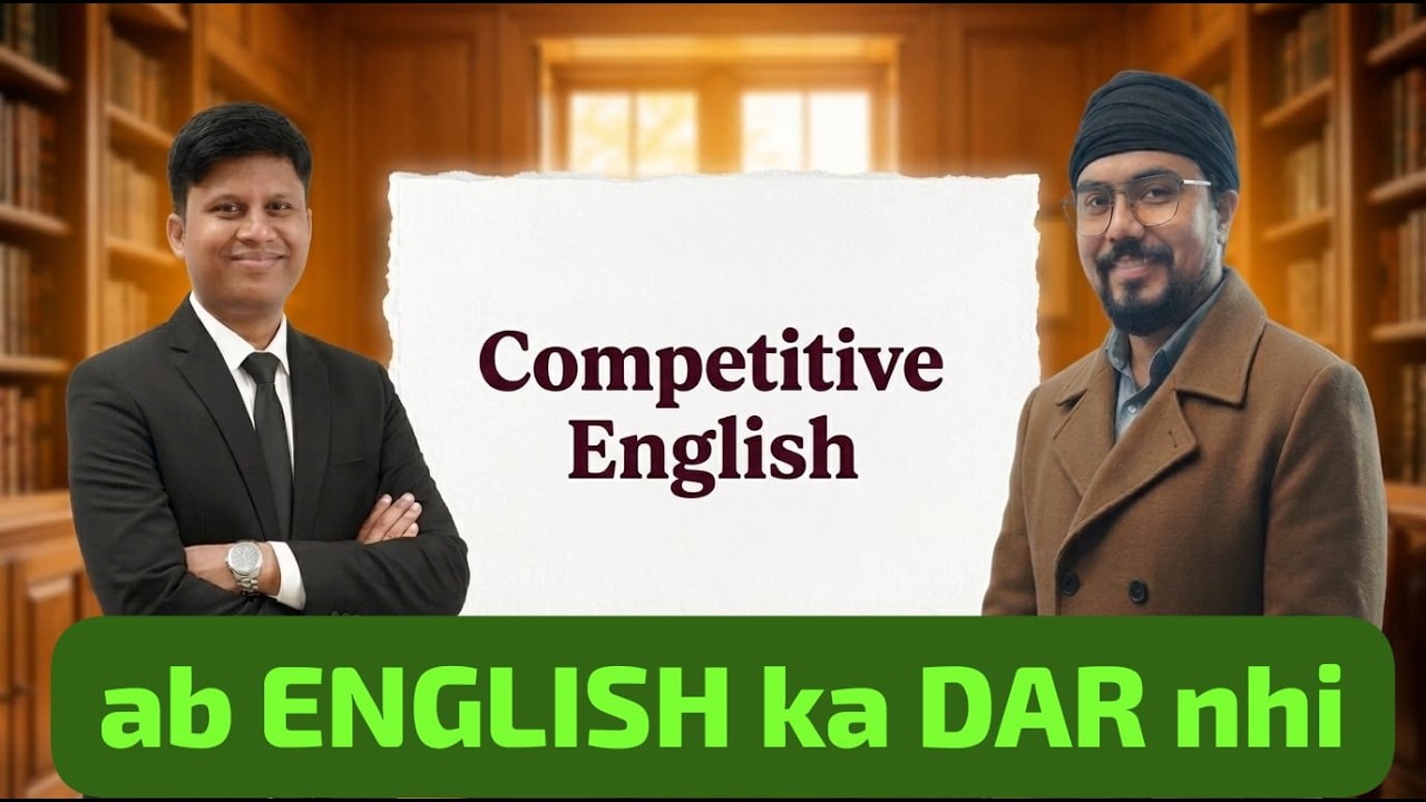 Competitive English LIVE CLASS | SSC & BANKING