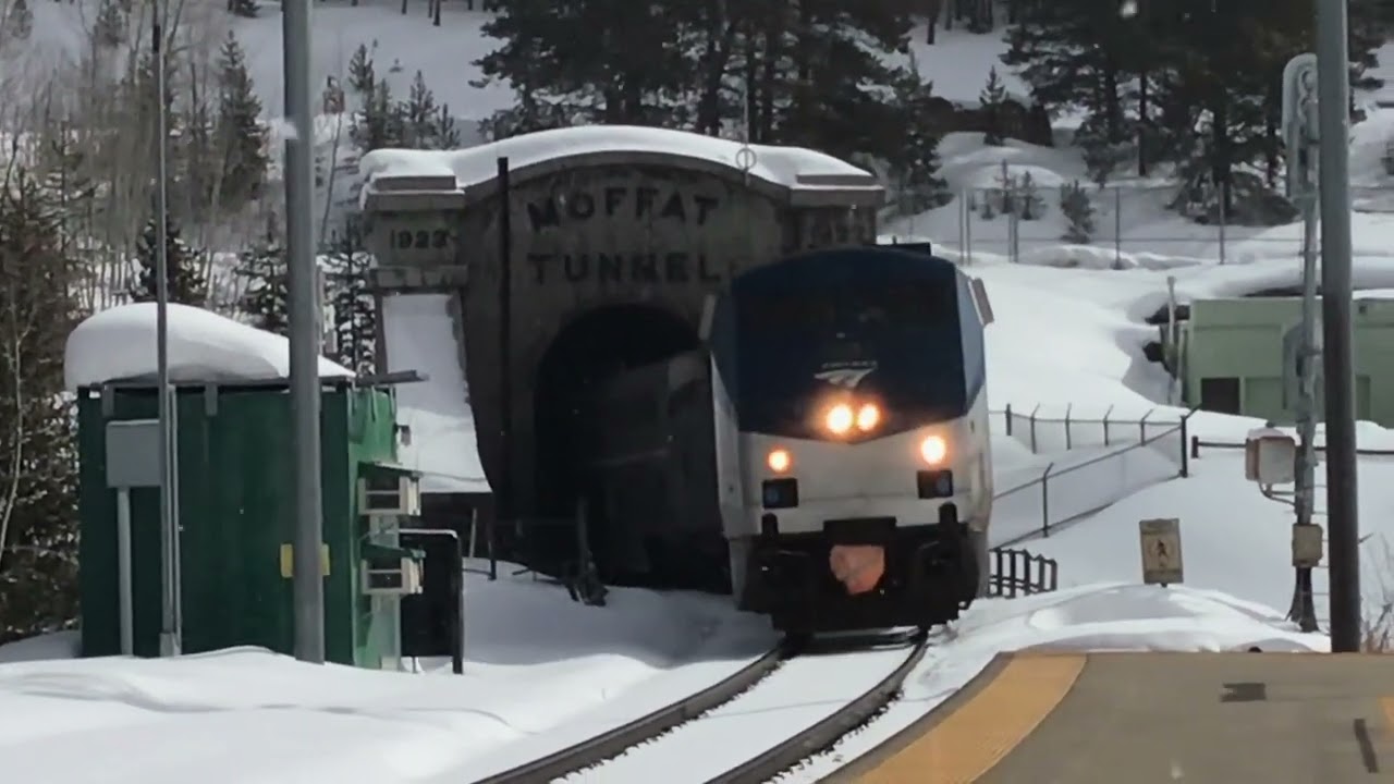 Fifty-first Westbound Winter Park Express of 2025 arrives into Winter Park Resort, CO (WPR)