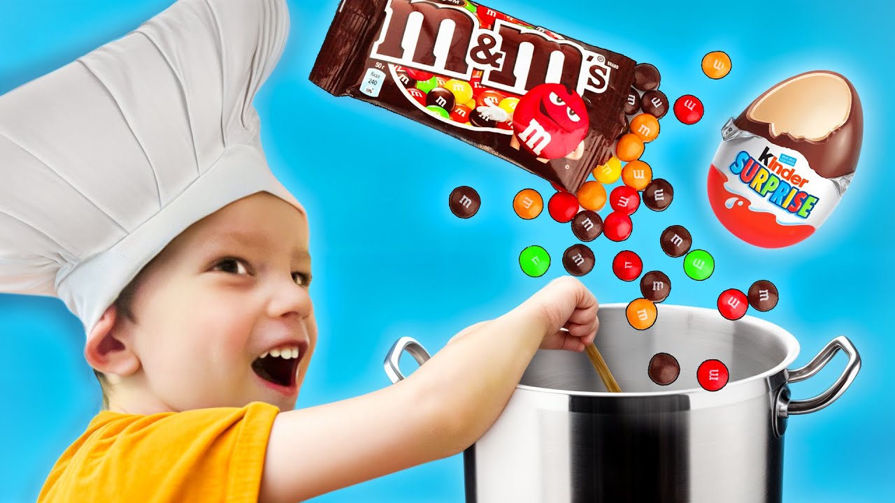 МЛАДШИЙ БРАТ стал ПОВАРОМ! Богдан ГОТОВИТ обед!