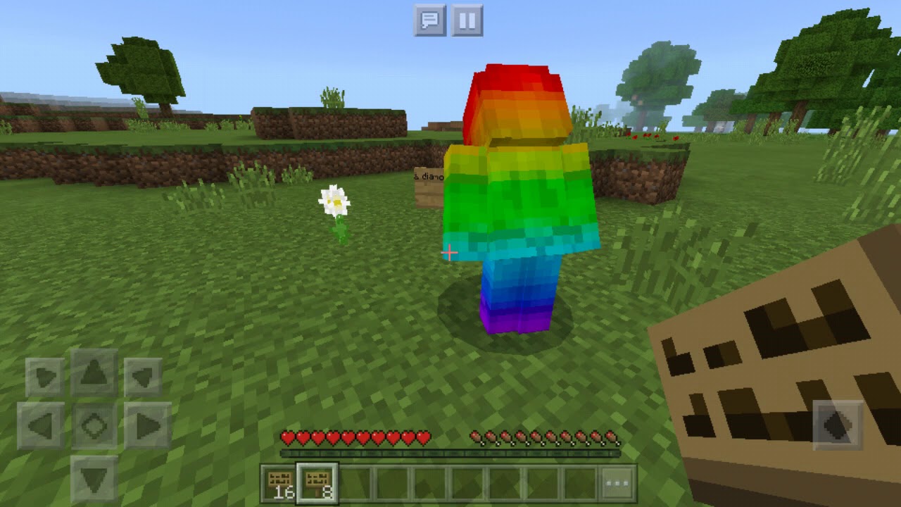 OMG!!!! I summoned Rainbow steve!!!!