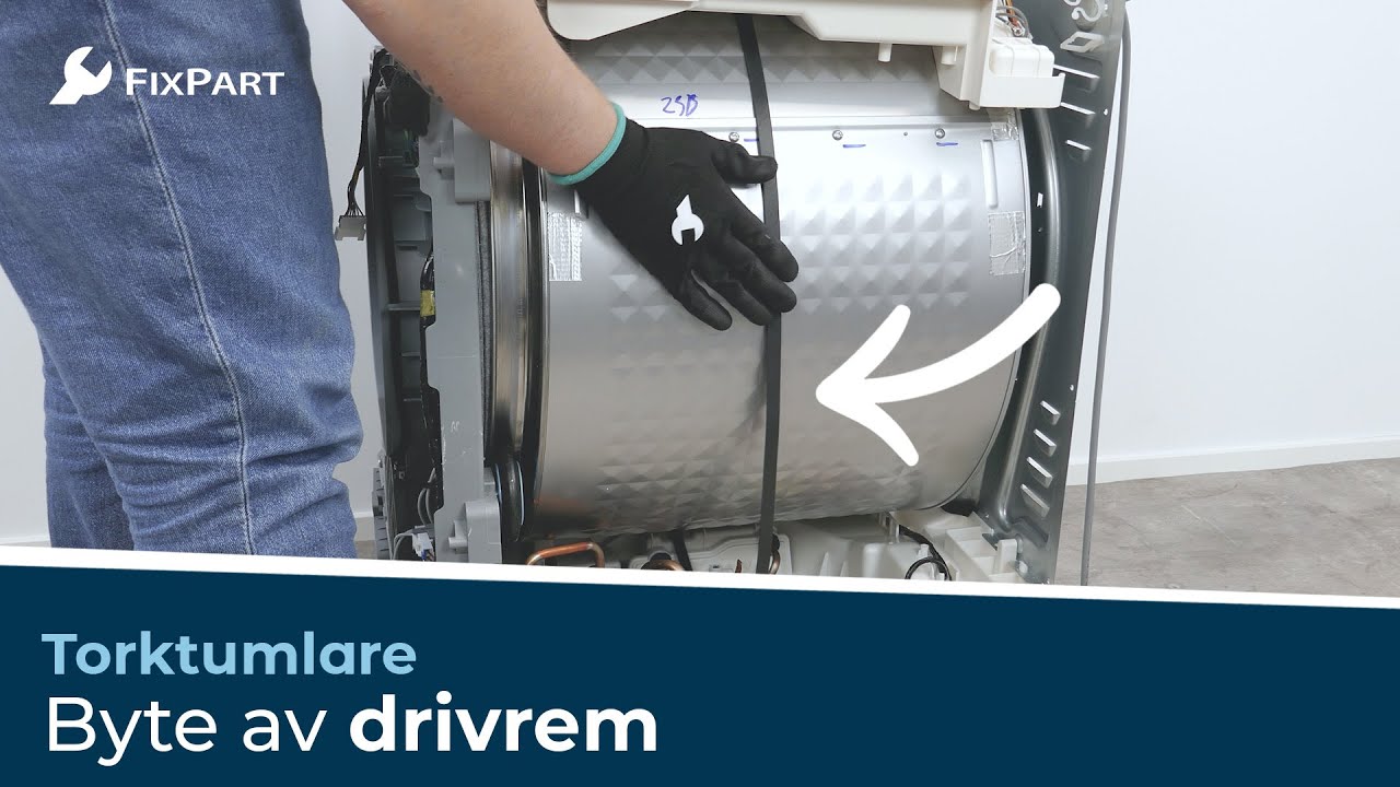 Hur byter jag ut remmen på min torktumlare? - FixPart