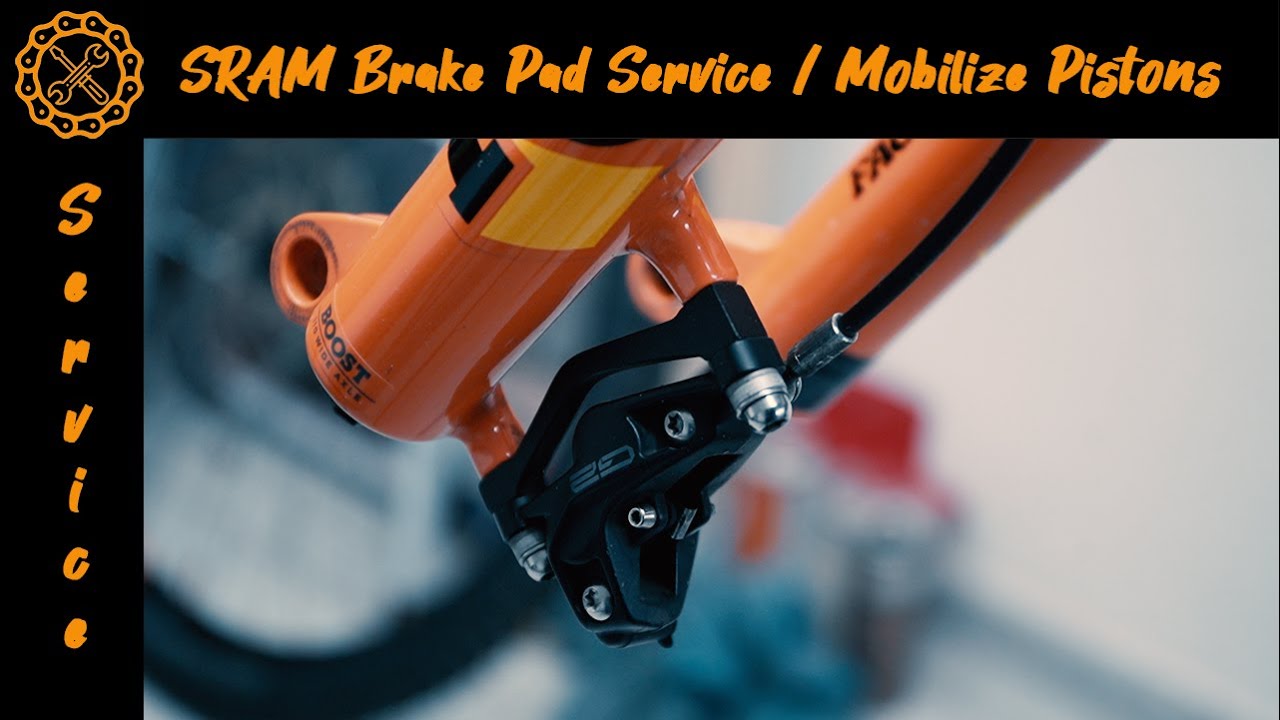 SRAM Brake Pad Service Bremsen Mobilize Pistons Kolben mobilisieren