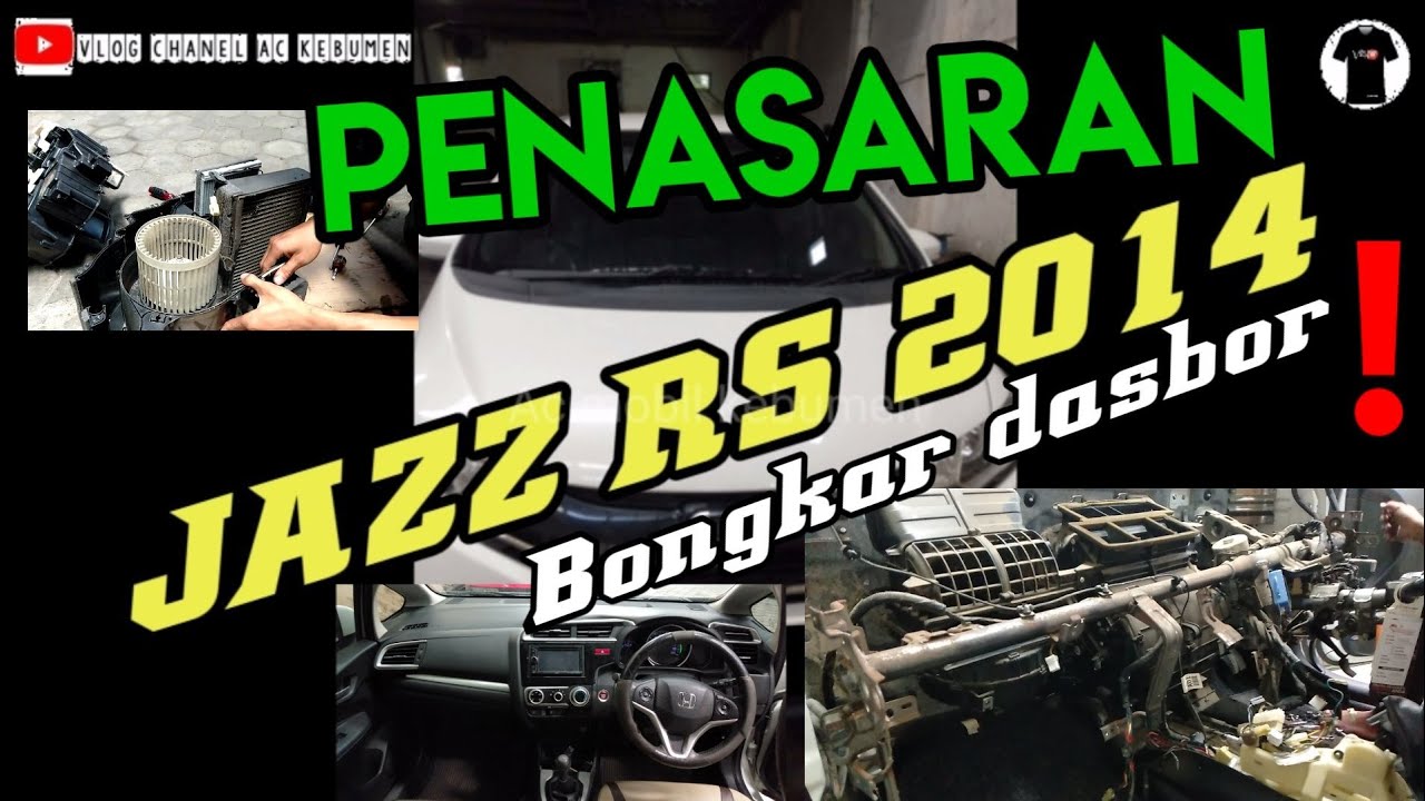 Bongkar dasbord Total Honda Jazz RS#acmobil #honda