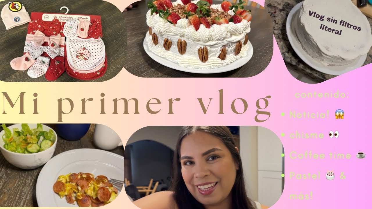 Vlog #1 Cosas de Mamá | Haciendo mi primer pastel de 3 leches | Exclusiva 🤰🏻