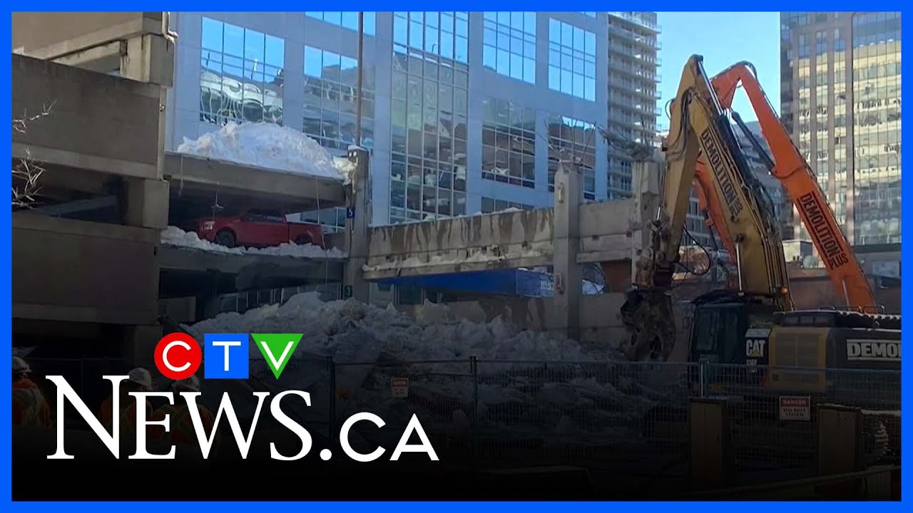 Partial collapse of parkade stuns Ottawa