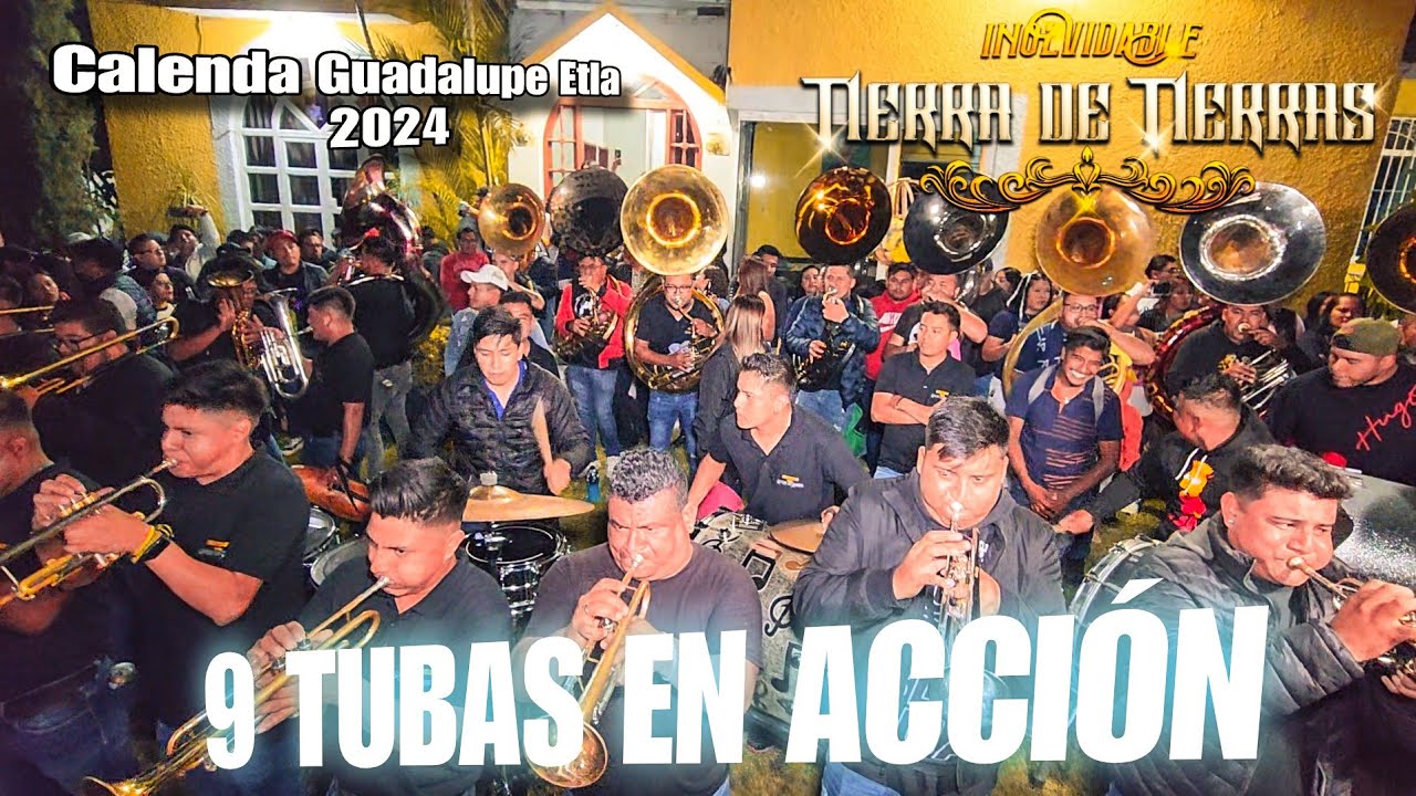 POR QUÉ TE VAS?🎺| BANDA TIERRA DE TIERRAS🎺| NACIDOS PARA SER SALVAJE🤠|  CALENDA GUADALUPE ETLA 2024📷